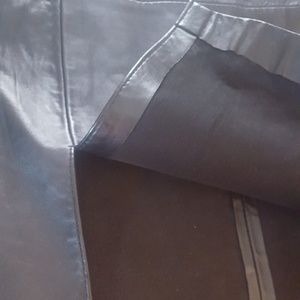 Leather Black Skirt